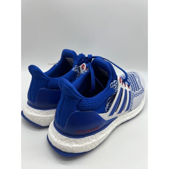 adidas Ultraboost 1.0 Cloud White Royal Blue Running Shoes IH3018 Men's Size 7.5 - Picture 7 of 12